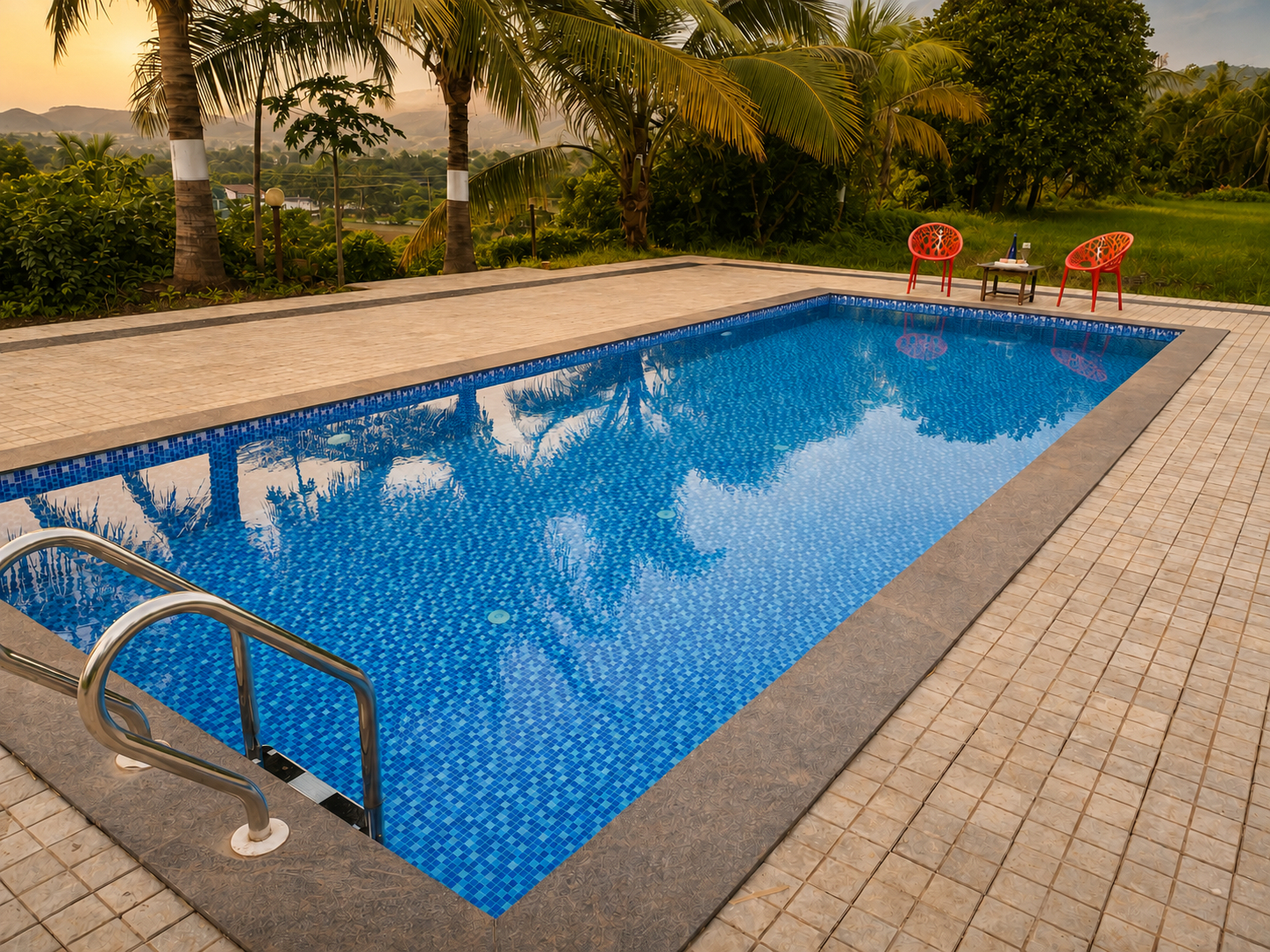 Sport & Beauty 2, SaffronStays Serenity-Lakeview villa near Sula, Nashik