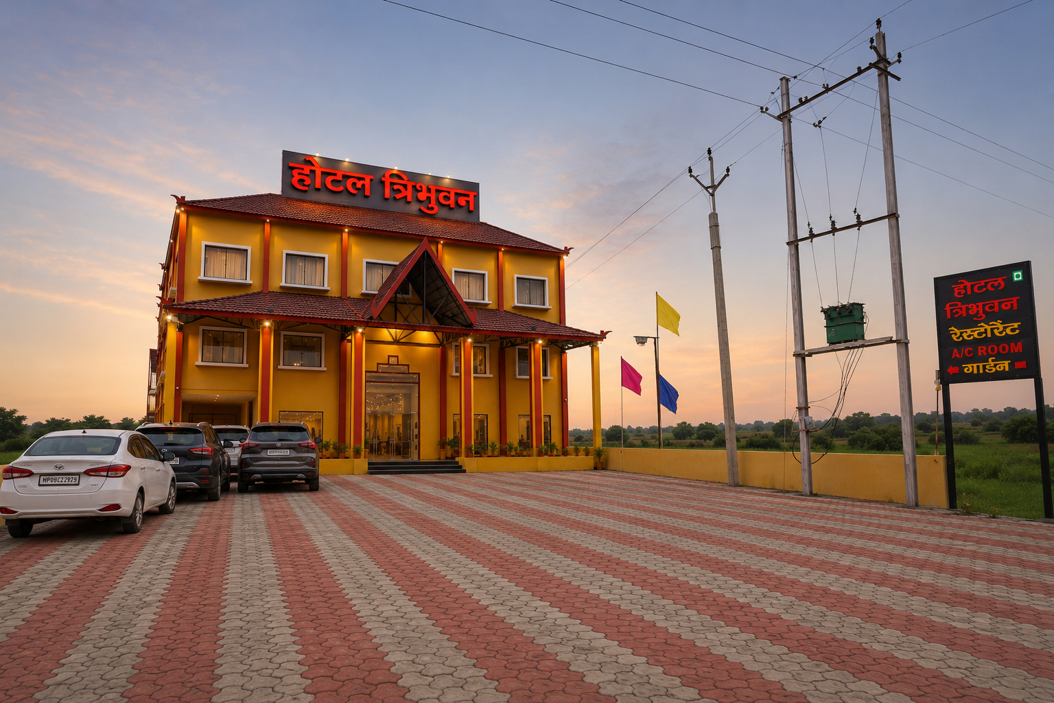 Entrance 4, Tribhuavan Hotel & Restaurant, Ujjain