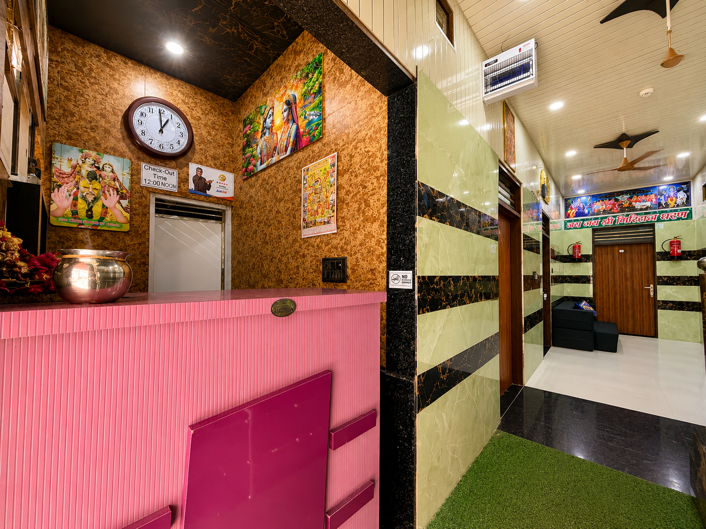 Reception, Jsr inn, Mathura