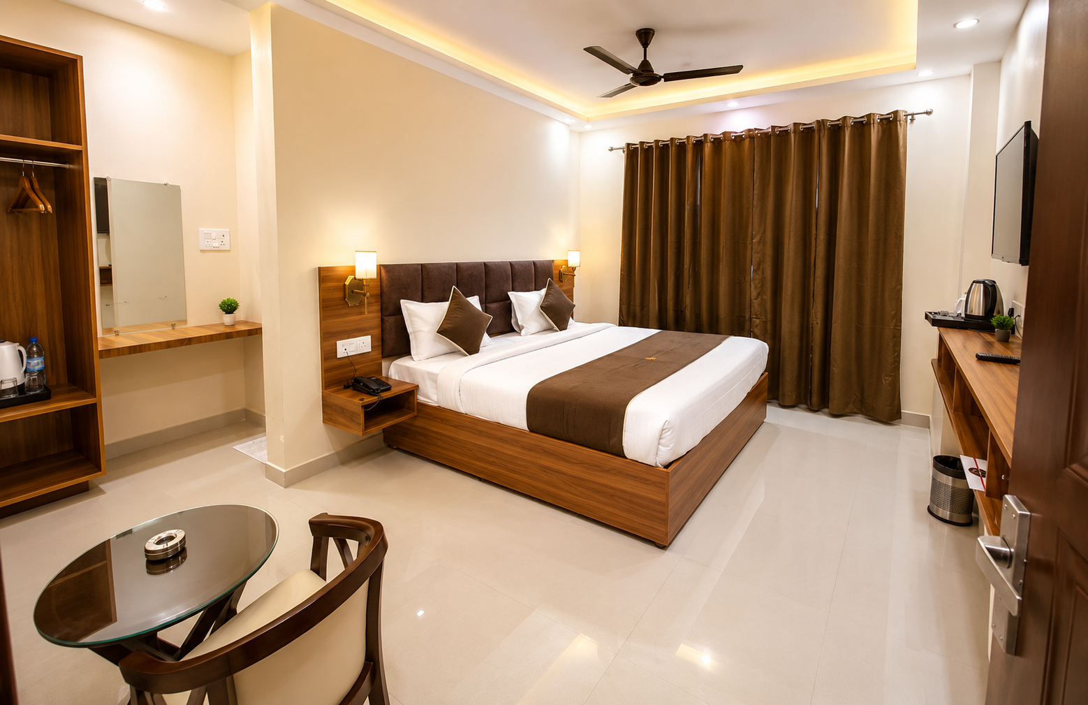 Bedroom 2, Hotel Urban Residency, Kaushambi