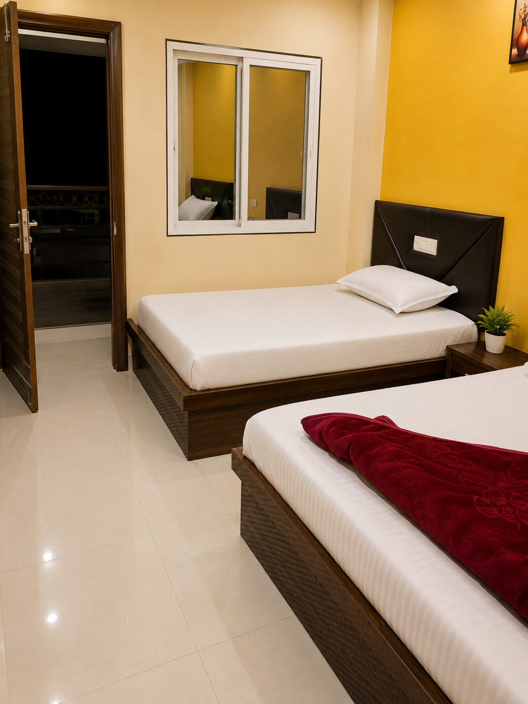 Bedroom 5, Goroomgo Priyanshi Palace Ujjain, Ujjain