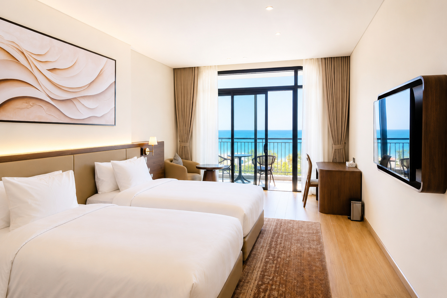 Bedroom 5, Tra Co Long Beach Hotel & Resort, Móng Cái