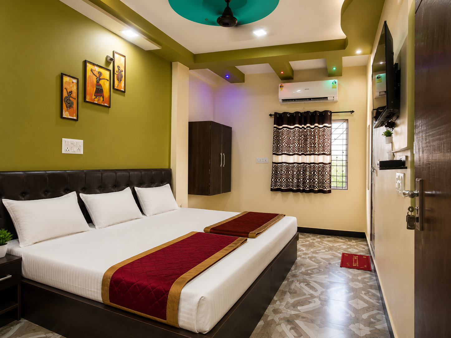 Bedroom 4, Goroomgo Priyanshi Palace Ujjain, Ujjain