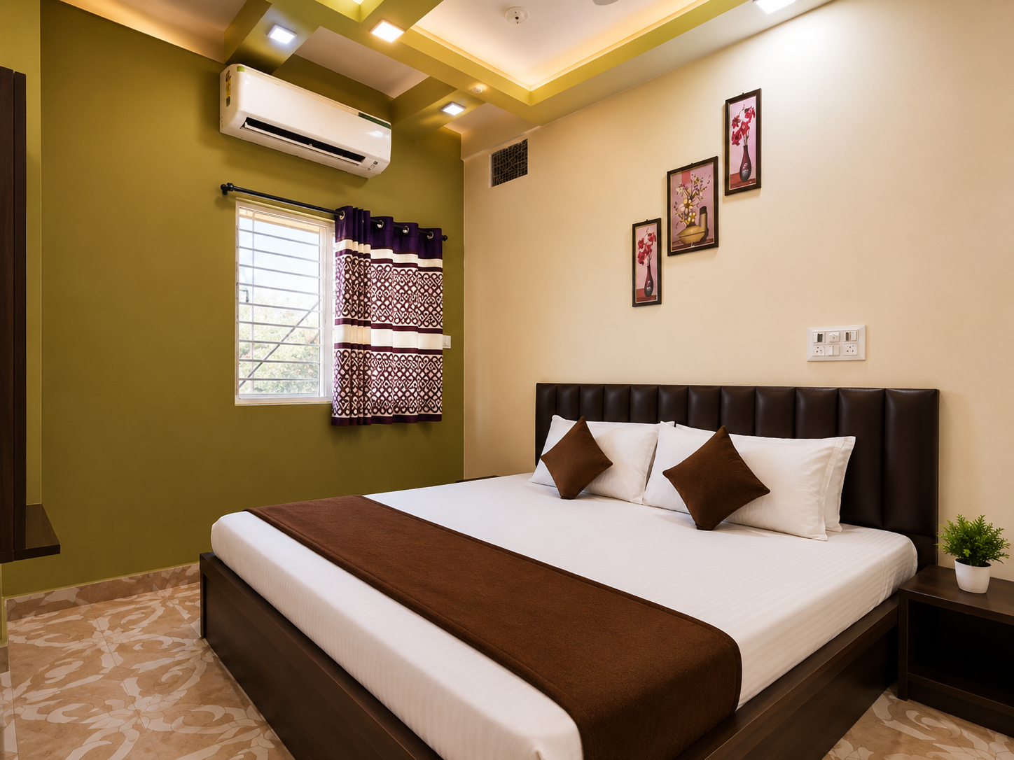 Bedroom 5, Goroomgo Priyanshi Palace Ujjain, Ujjain