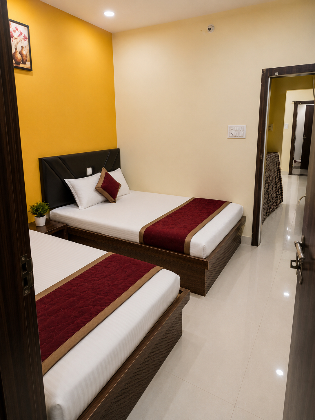 Bedroom, Goroomgo Priyanshi Palace Ujjain, Ujjain