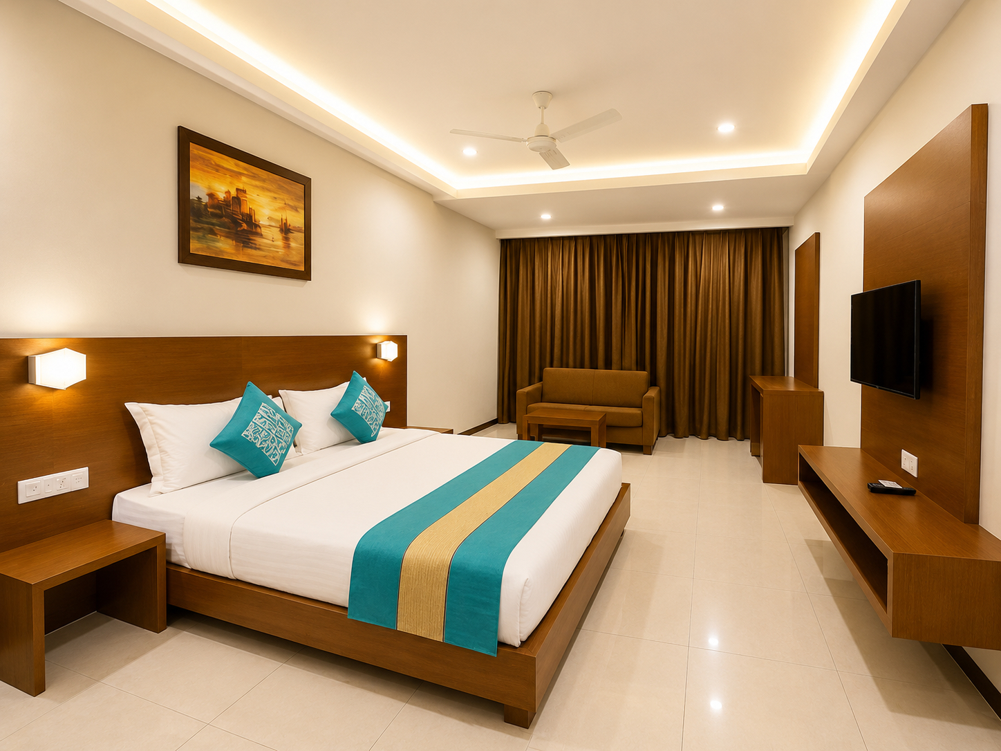Bedroom 3, Goroomgo Park Palace Ujjain, Ujjain