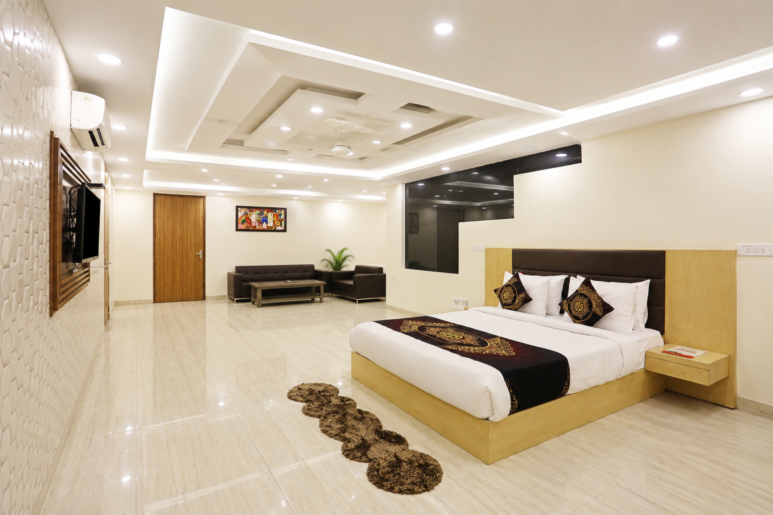 Bedroom 2, HOTEL D'CAPITOL - DELHI AIRPORT , Delhi