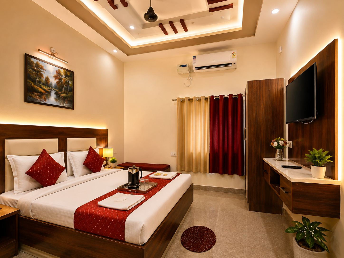 Bedroom 3, Shree Venkatesh Niliyam 300 M Ram Temple, Faizabad