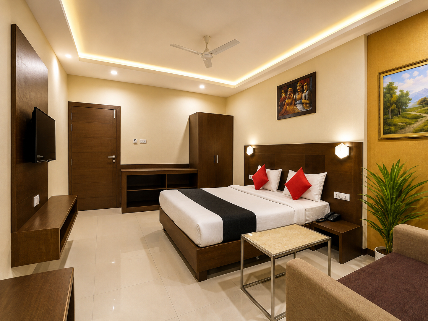 Bedroom 3, Goroomgo Park Palace Ujjain, Ujjain