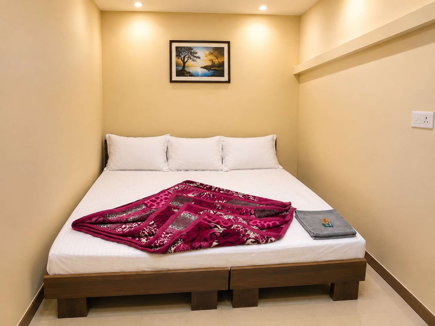Bedroom 3, Goroomgo Mahakal Vishram Ujjain, Ujjain