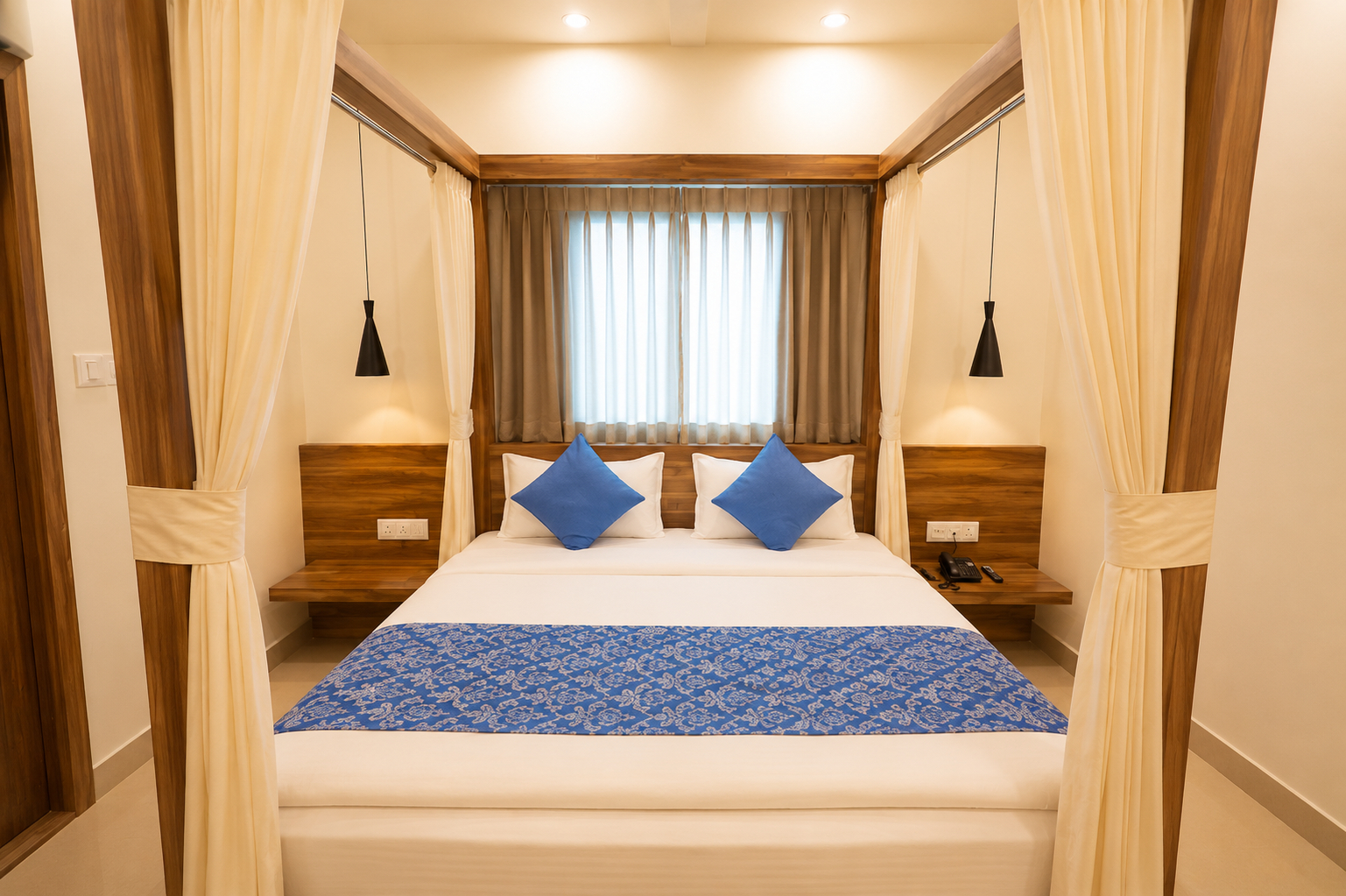 Bedroom 3, Hotel Blue Mountain, Udaipur