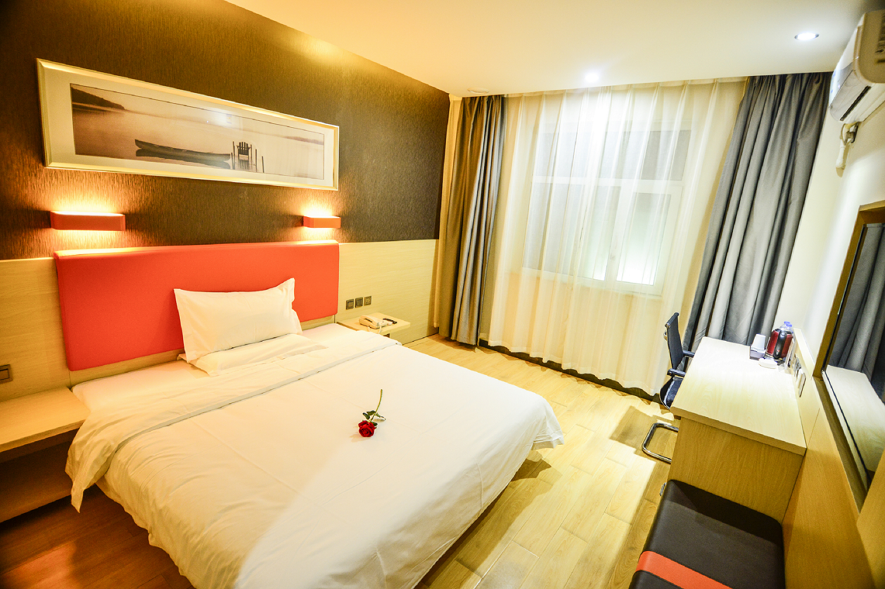 Bedroom 3, 7 Days Premium Baoding Yi County Shengyuan Shopping Center, Baoding