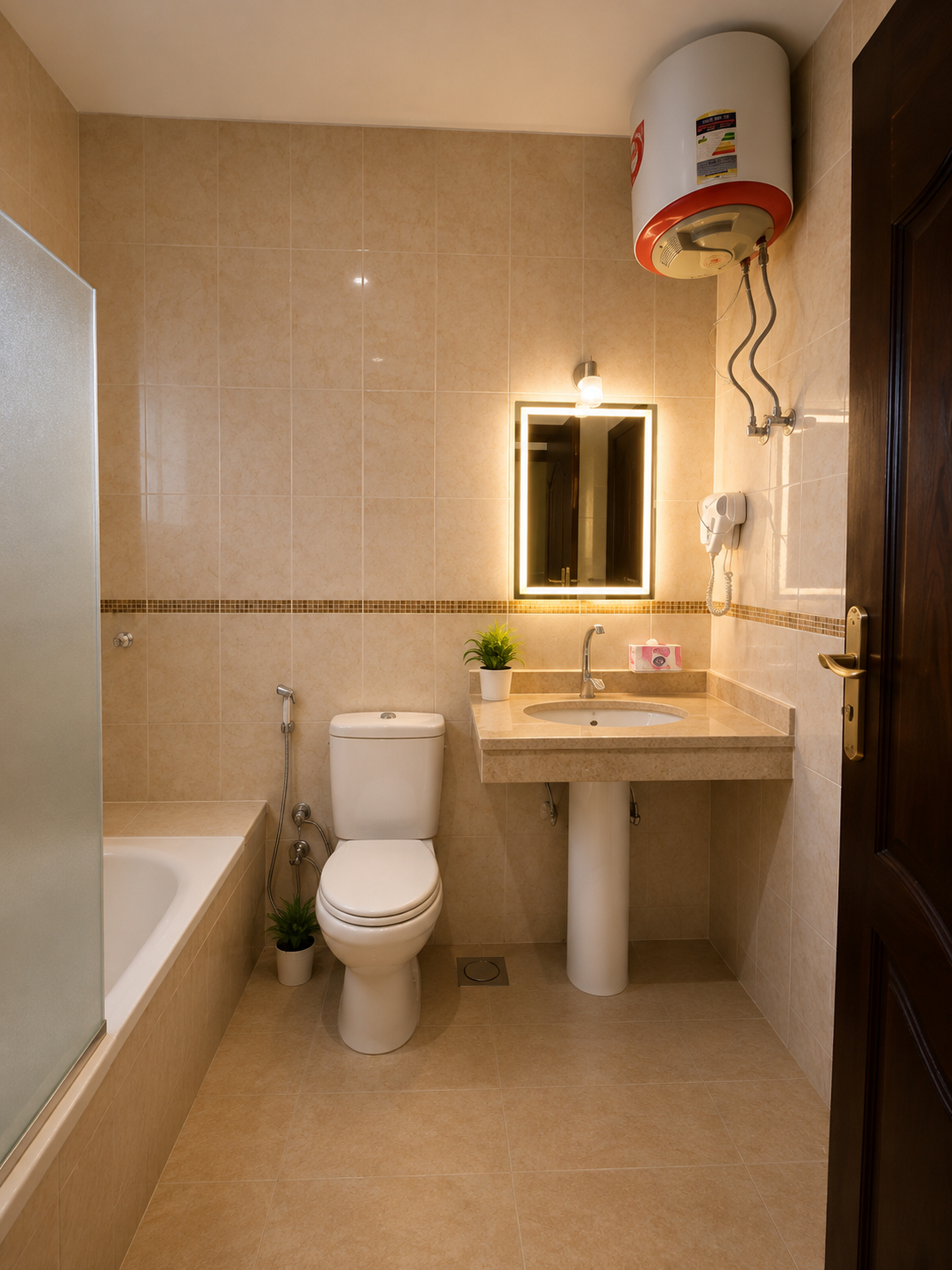 Bathroom 3, Charbel Apartments Hurghada, Al-Ghurdaqah
