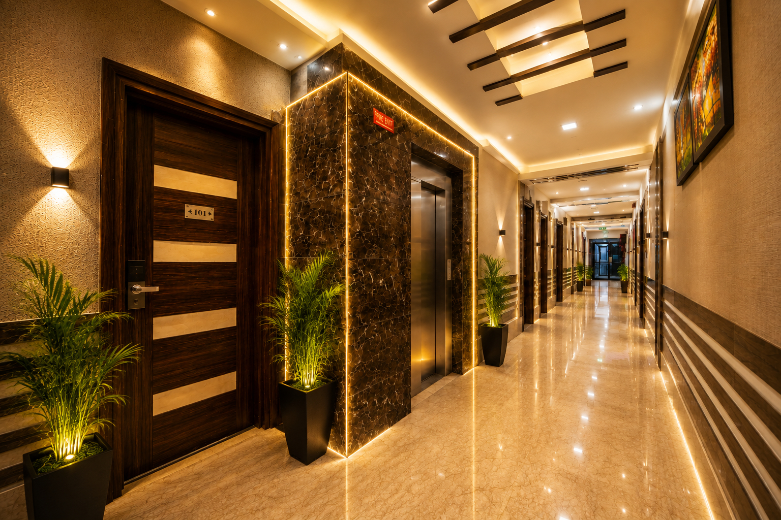 Public Area 2, Hotel Amaltas International by Quadis - Green Park, Delhi