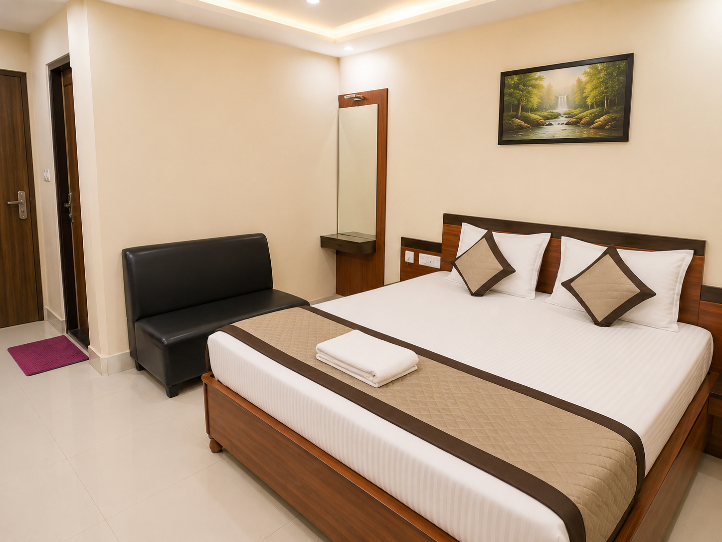 Bedroom 4, Goroomgo Gundicha view puri, Puri