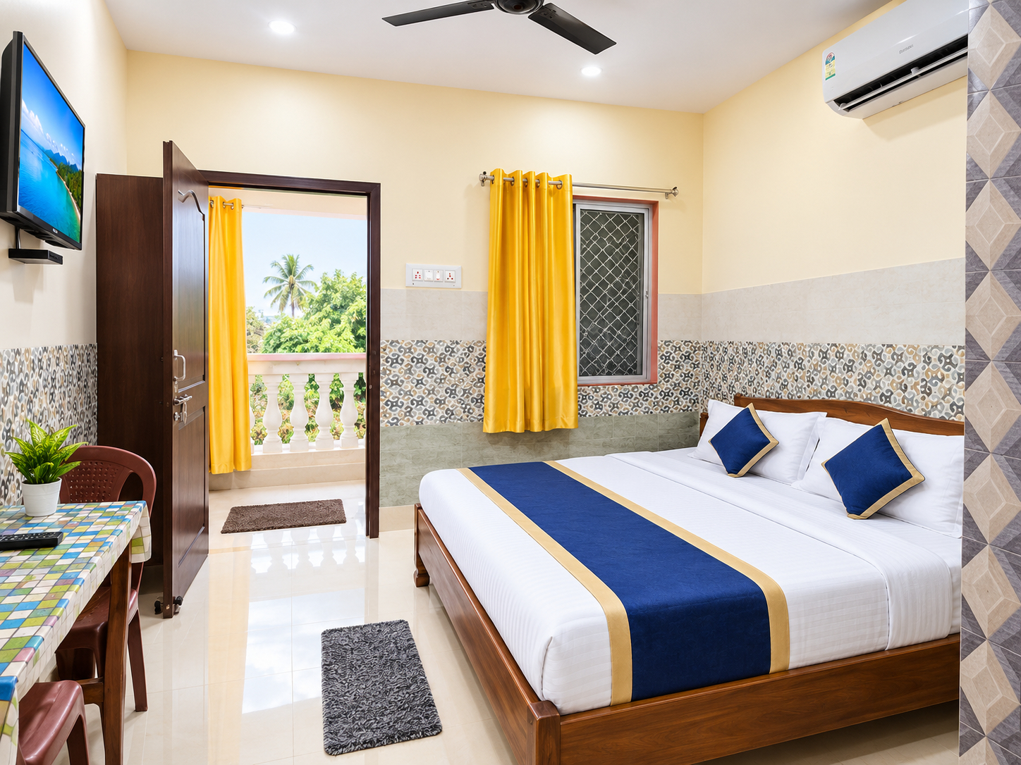 Bedroom 2, Goroomgo Sri Jagannath Nibas Puri, Puri