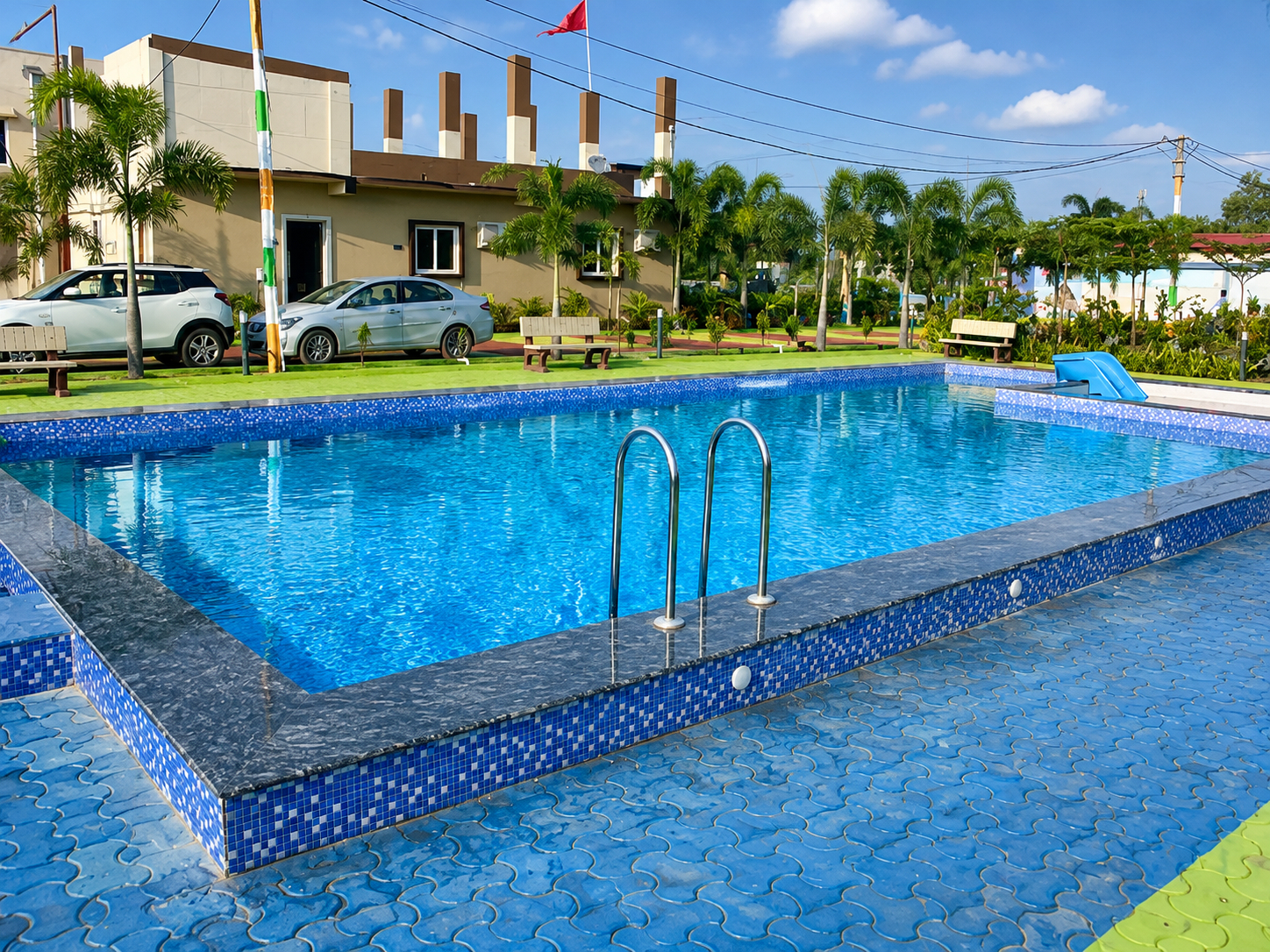 Sport & Beauty 4, Swimming Pool Hotel Goroomgo MJR Puri with Free Pickup and Drop From Sea Beach, Puri