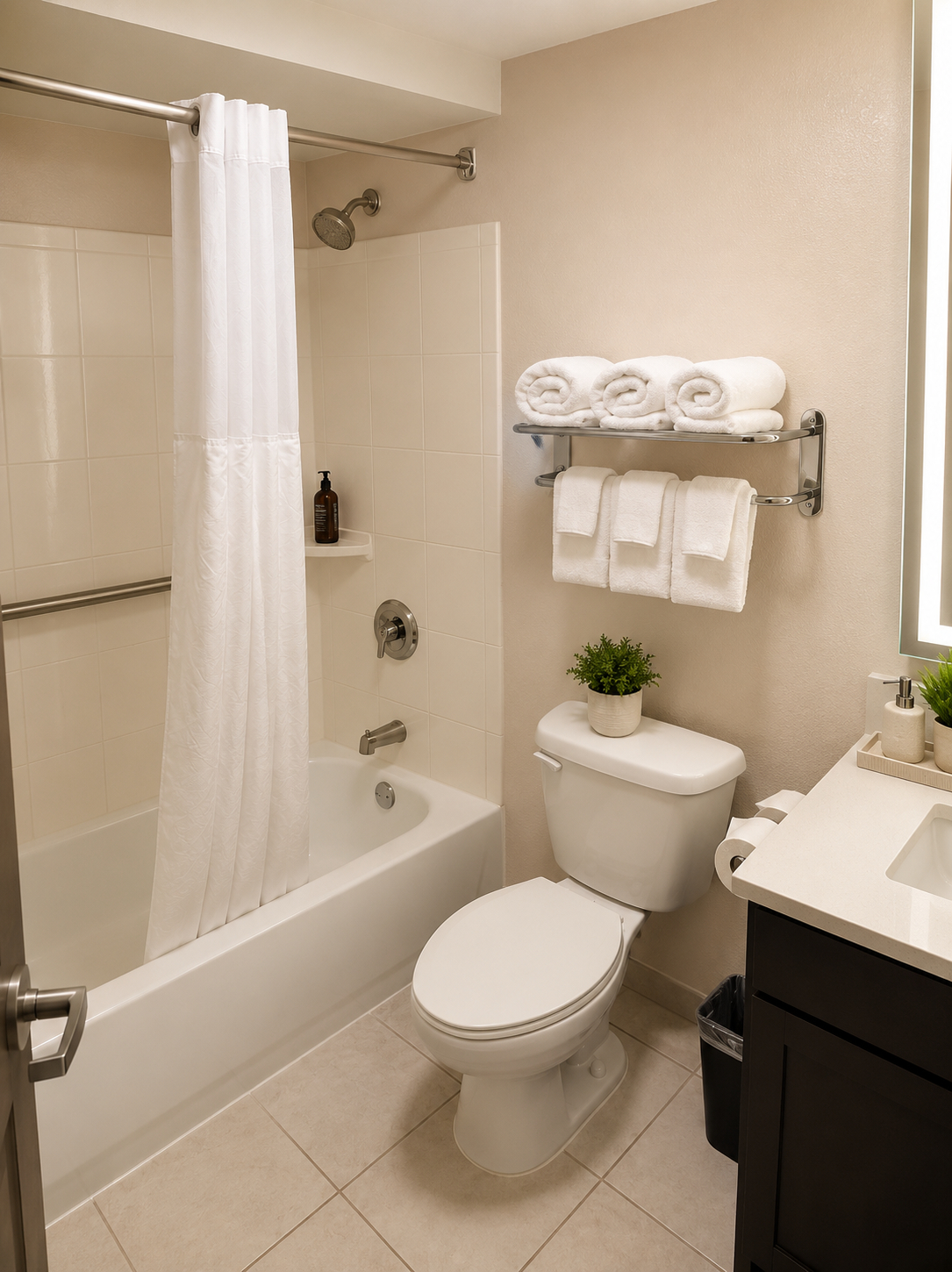 Bathroom 4, Candlewood Suites Windsor Locks By IHG, Hartford