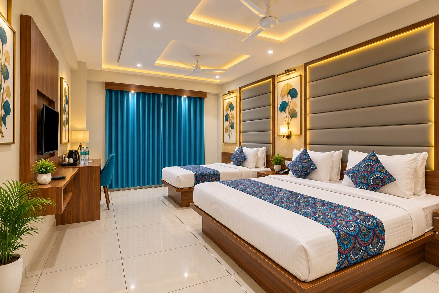 Bedroom 3, Hotel Royal Square, Ahmedabad, Gandhinagar