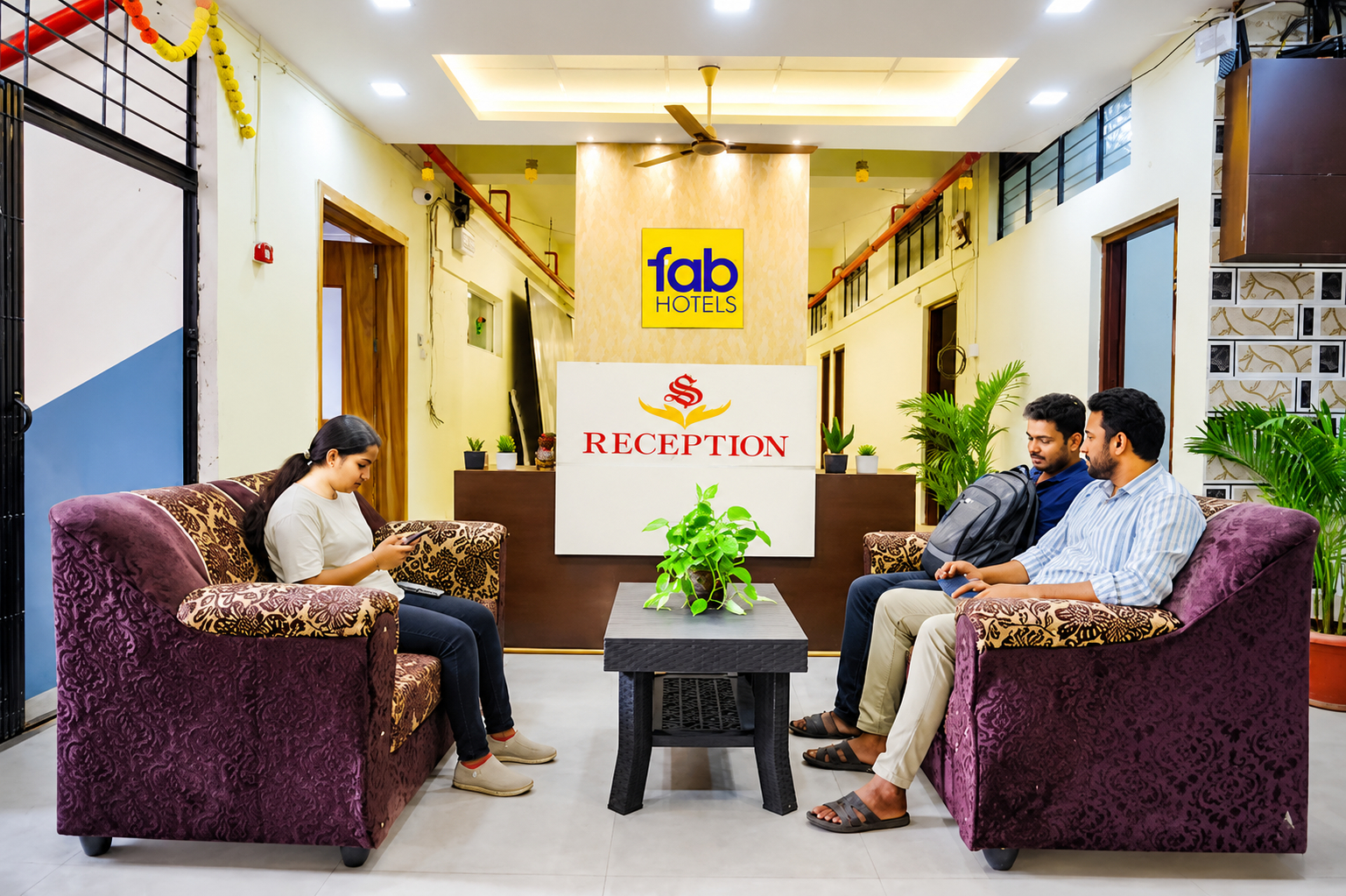 Public Area 2, FabHotel Om Sai I, Nashik