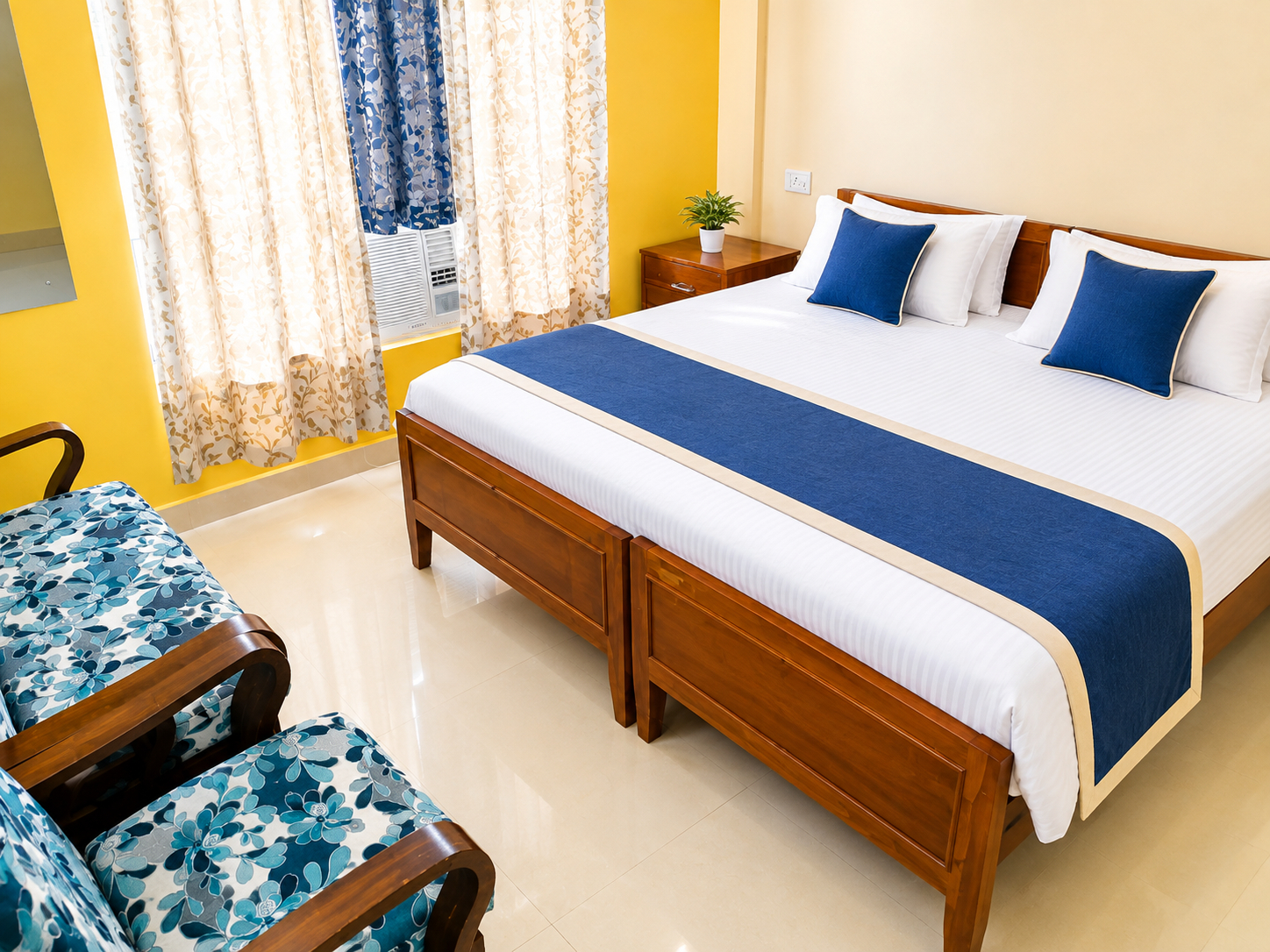 Bedroom 2, Goroomgo WeKare Sea Sight Service Apartments, Puri, Puri