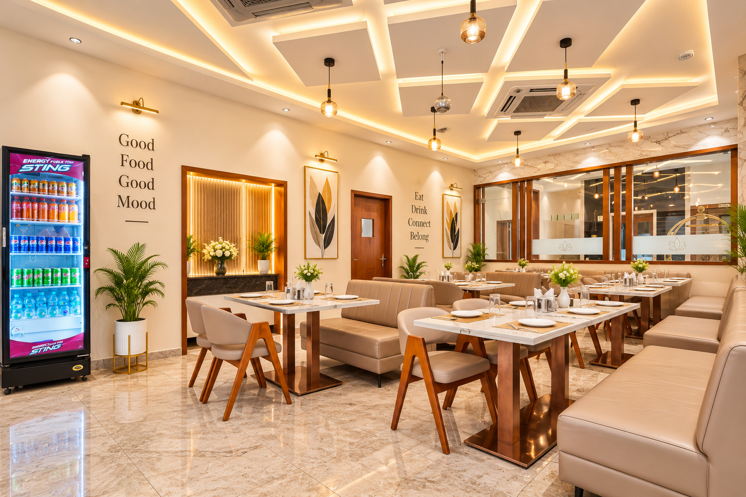 Restaurant 4, Hotel Premji by Shivalaya Darshanam, Devbhumi Dwarka