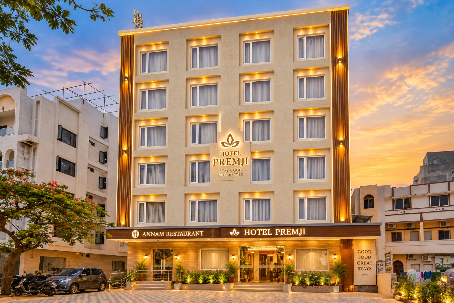 Exterior view 5, Hotel Premji by Shivalaya Darshanam, Devbhumi Dwarka
