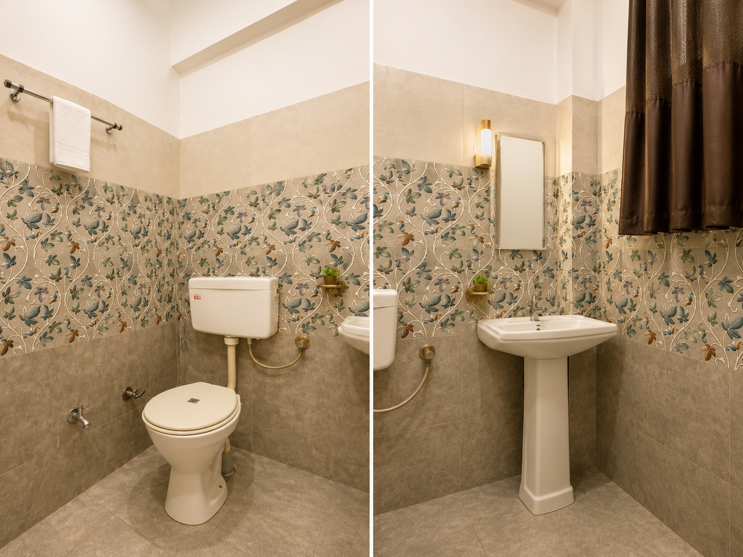 Bathroom 3, The Nine Hotel - Mansarover, Jaipur