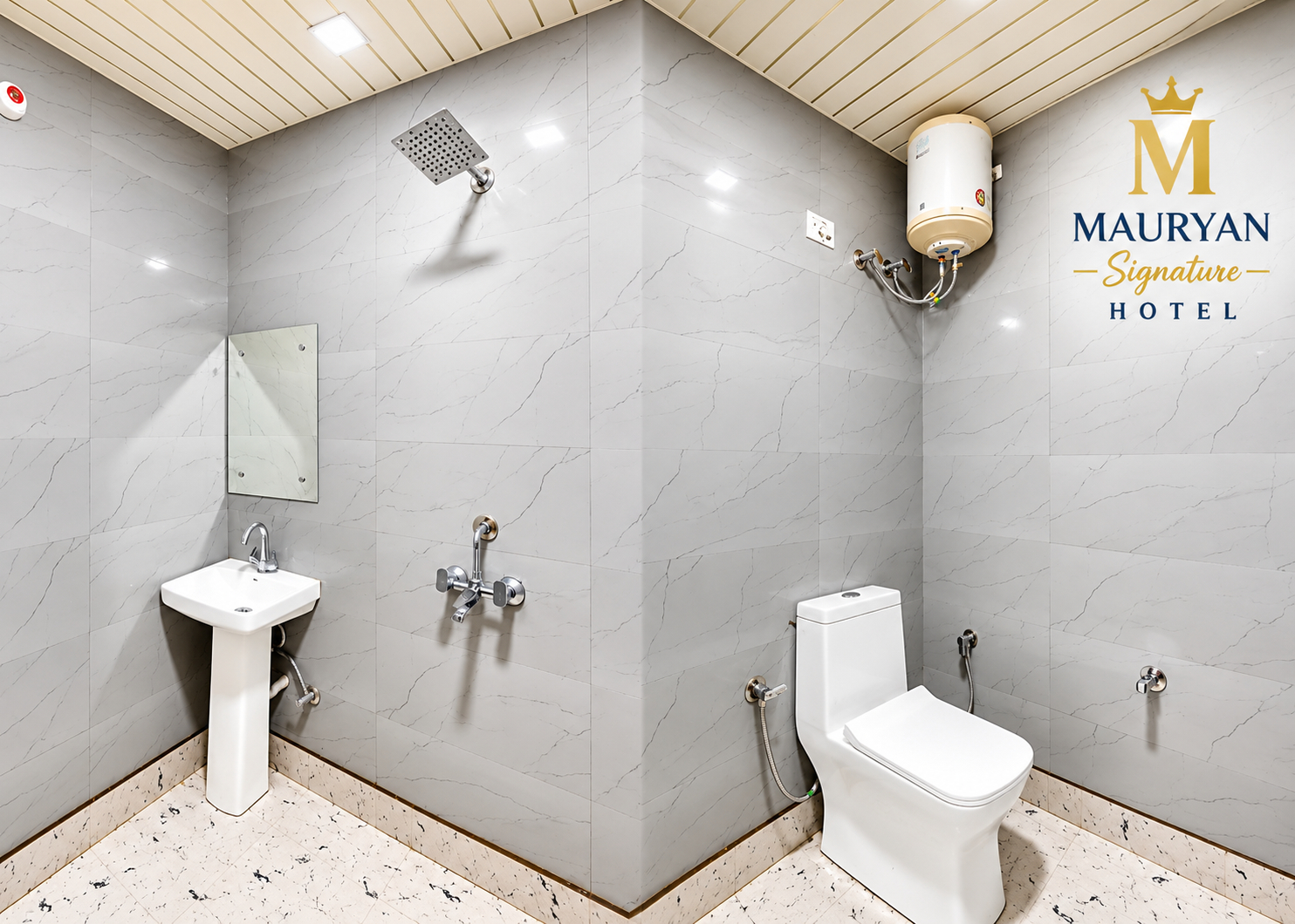 Bathroom 4, Mauryan Signature hotel Devli Khanpur, Delhi