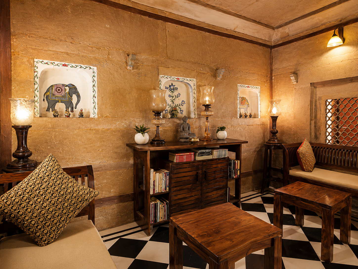 Public Area 3, Guleria Kothi - Heritage by the Ganges, Varanasi