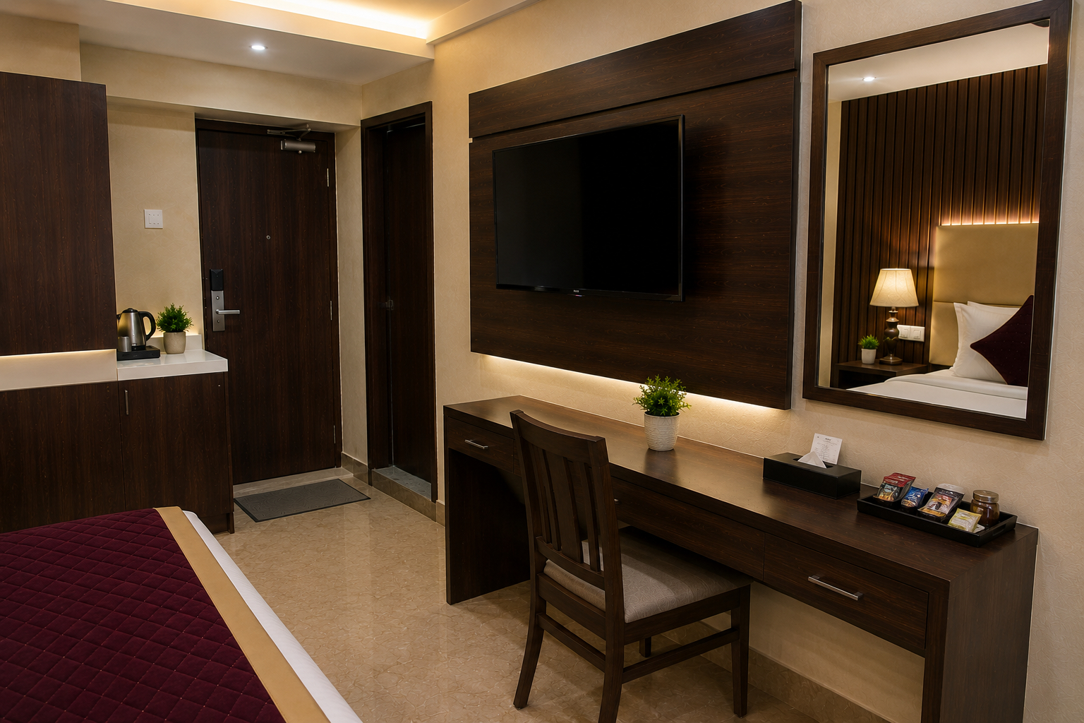Bedroom 3, Dusk And Dawn Hotel, Ramanathapuram