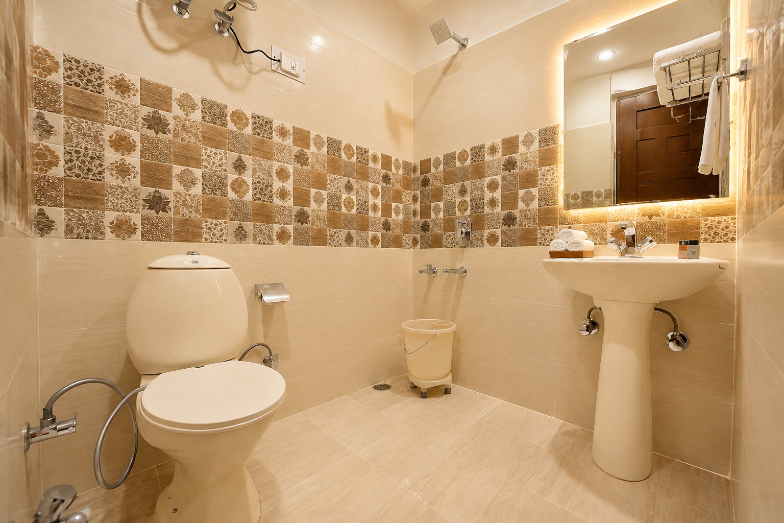 Bathroom 3, Hotel Ganga (Shimla,HP), Shimla