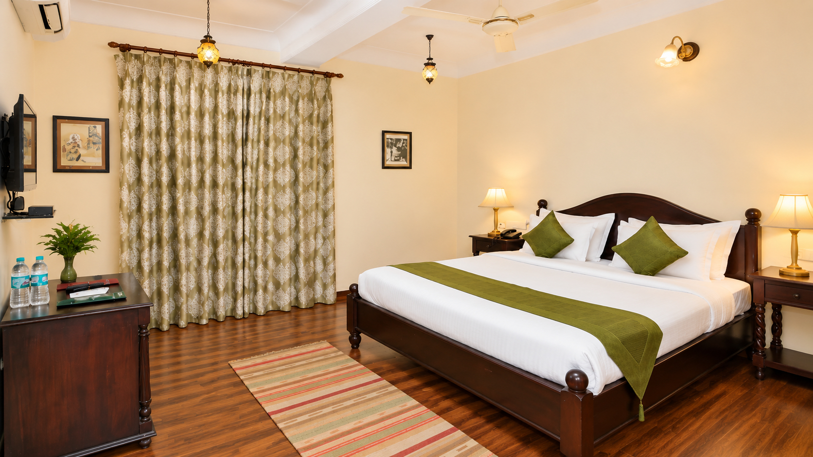 Bedroom 4, Khandwa Haveli – A Boutique Heritage Hotel, Jaipur, Jaipur