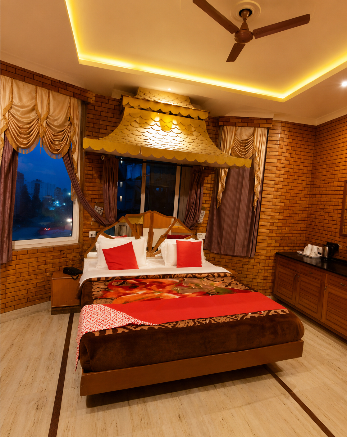 Bedroom, Hotel Ganga (Shimla,HP), Shimla