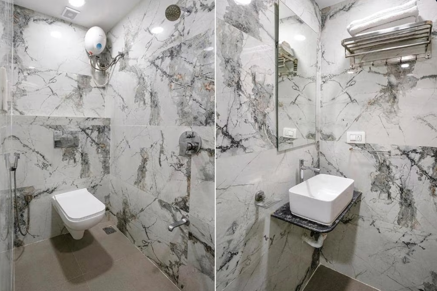 Bathroom, Hotel Affari, Mumbai Suburban