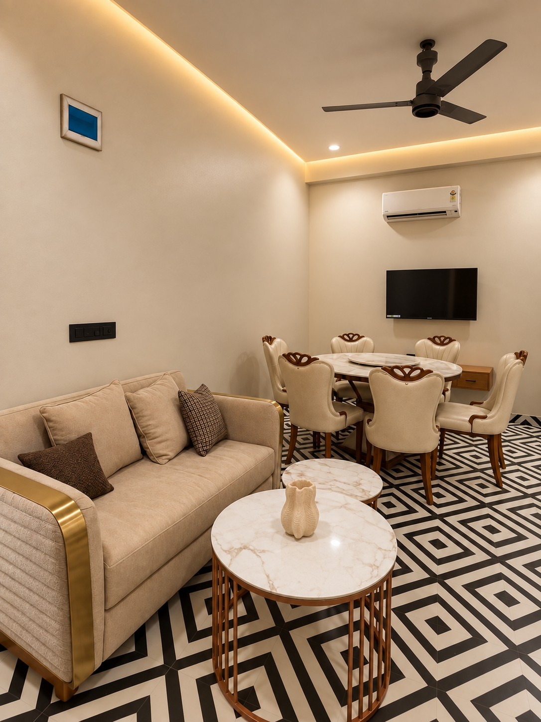 Separate living room 5, Sukhmani Homestay, Indore
