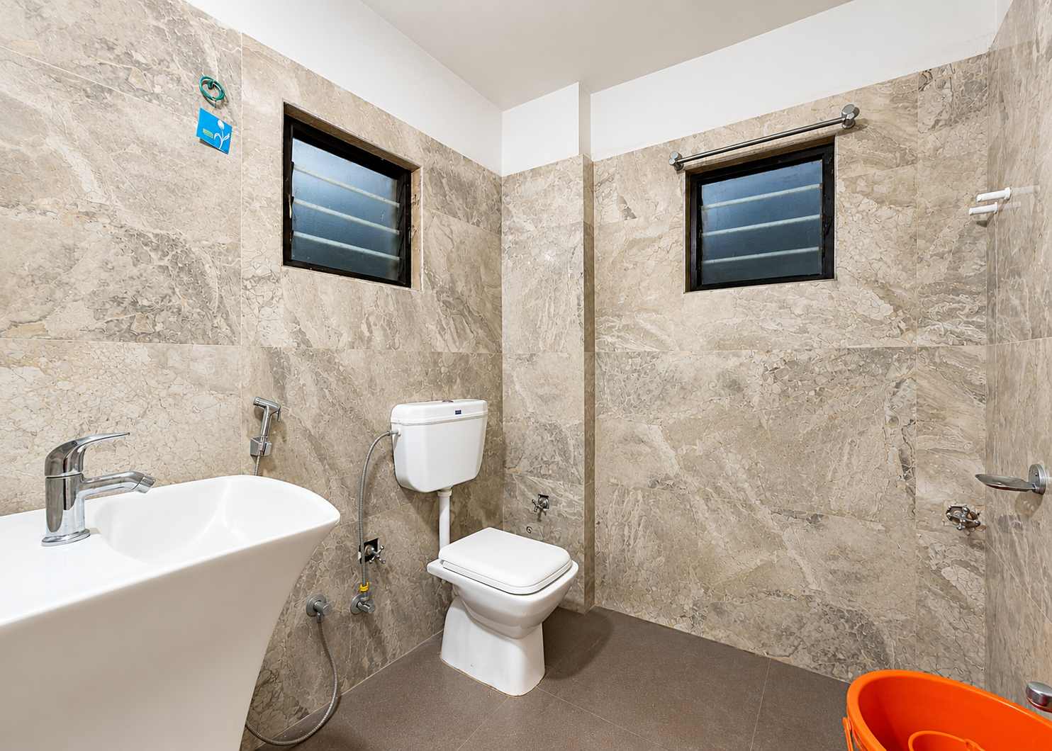 Bathroom, Hotel Adarsh 5 Minute Walk From Mahalaxmi Temple Kolhapur, Kolhapur