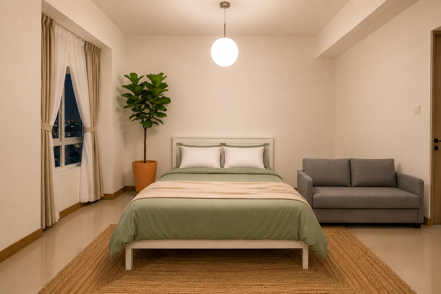 Bedroom, Victoria Sports Tower (Cozy Ambiance Condo Unit), Quezon City