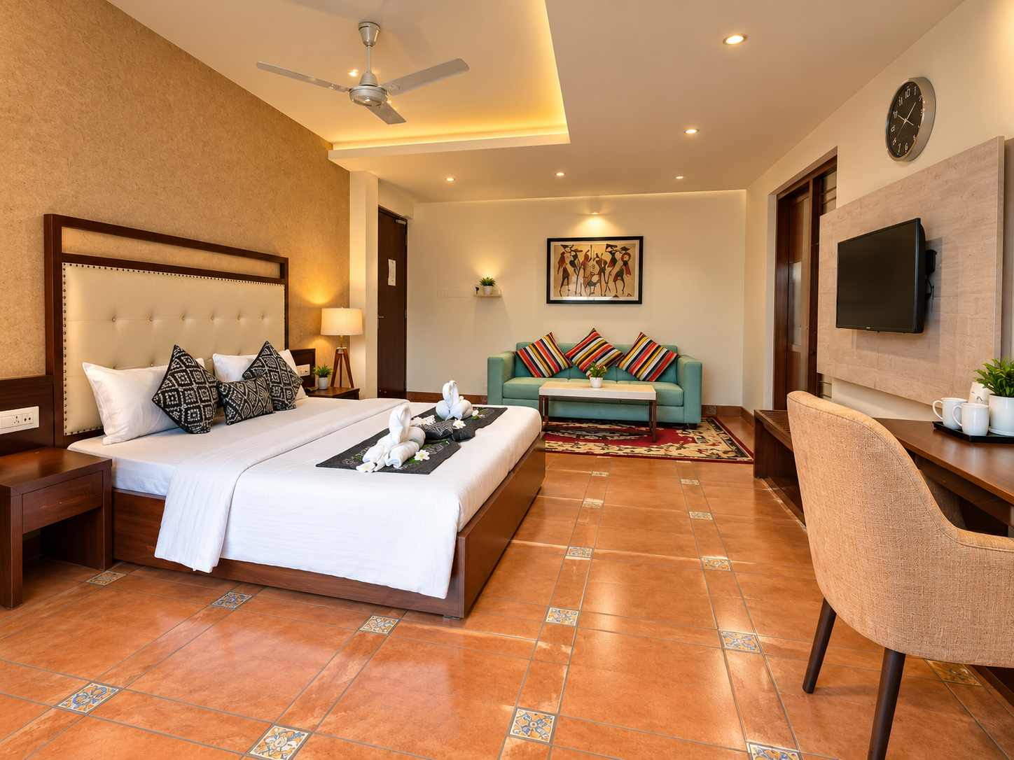 Bedroom 3, The Palm Aryan - a Boutique Hotel, North 24 Parganas