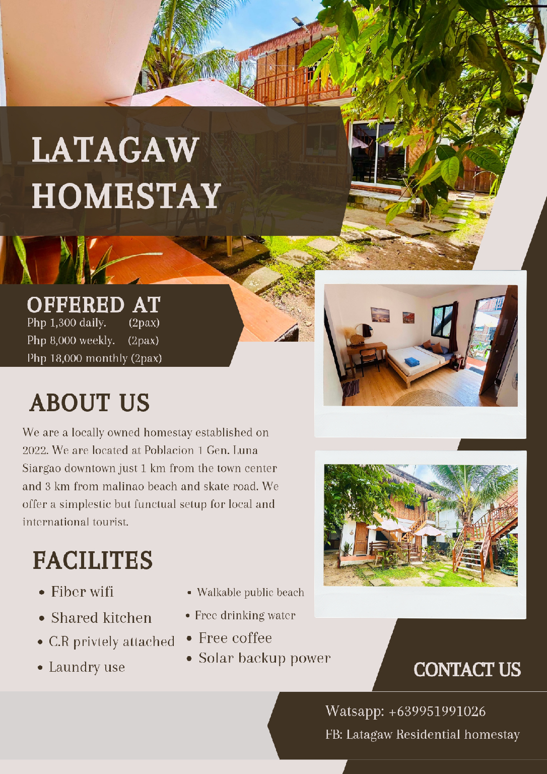 Others 5, LATAGAW RESIDENTIAL HOMESTAY (Private Room only), General Luna