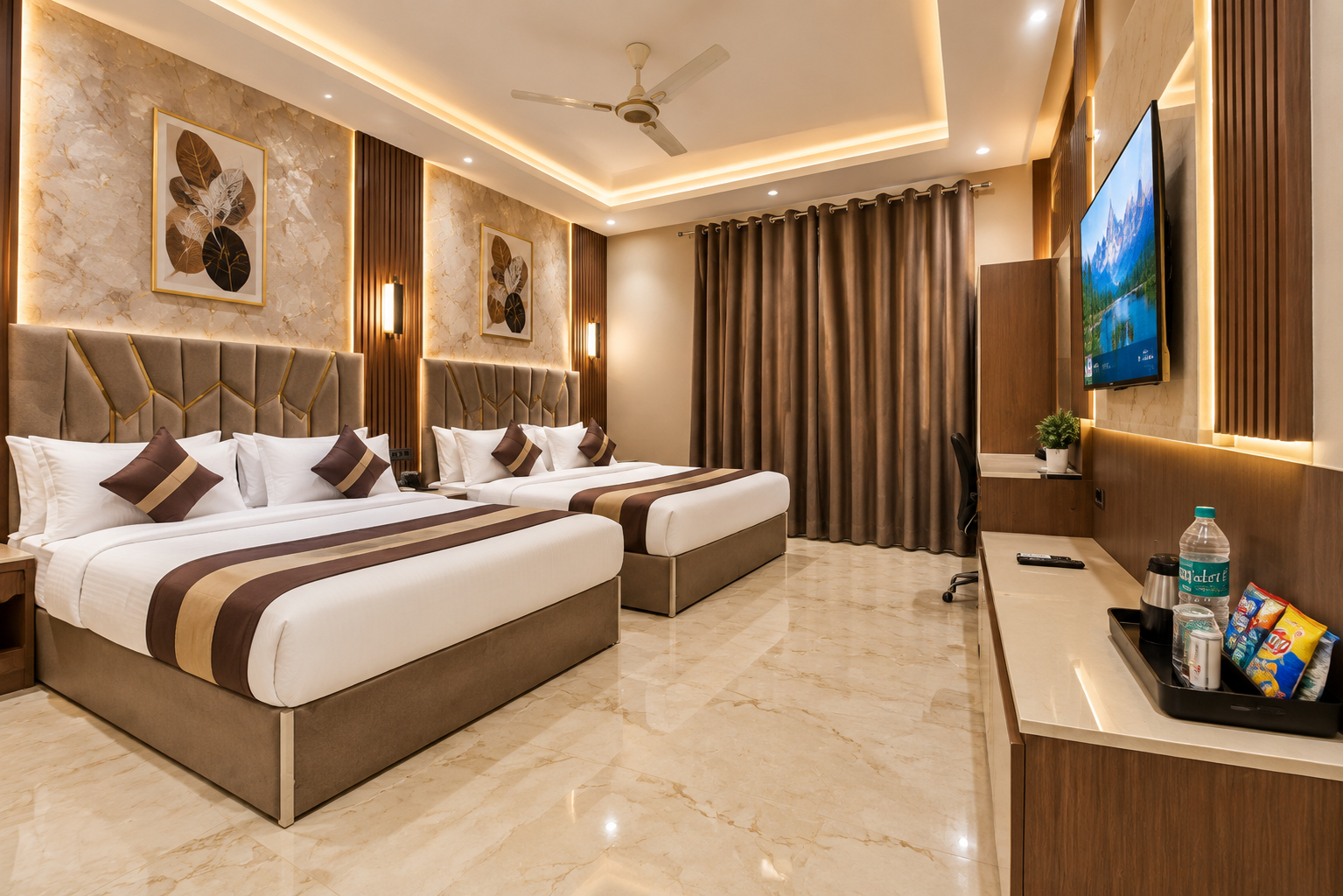 Bedroom 3, Hotel Square Plaza At Airport, Delhi