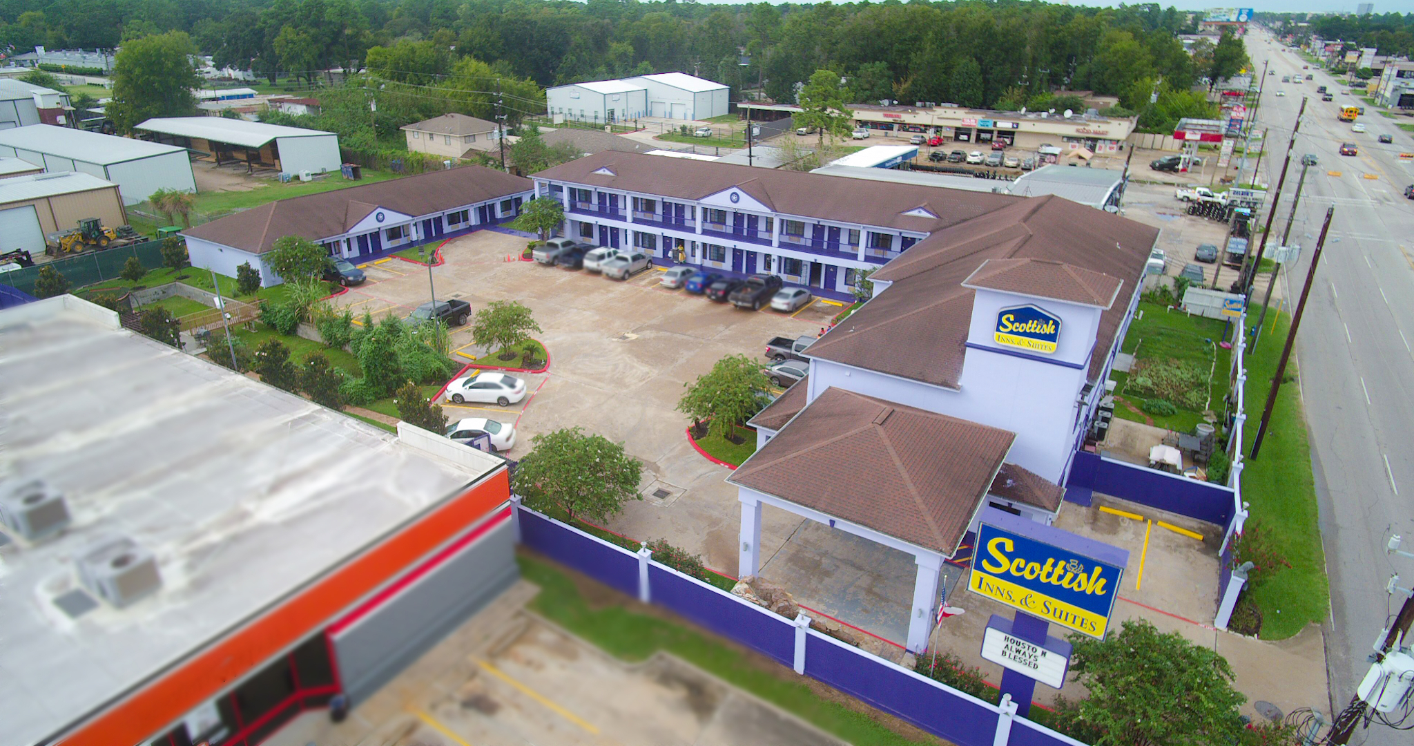 Exterior & Views 1, Scottish Inn and Suites Houston-Jones Road, Houston