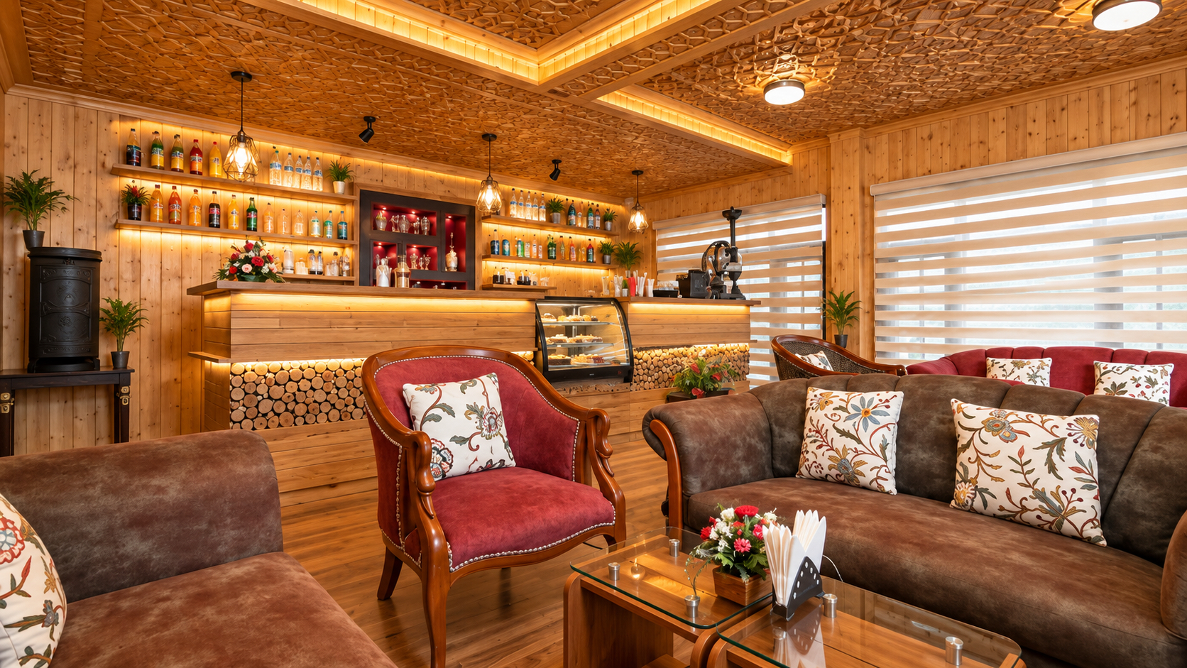 Public Area, Shaw Inn, Baramulla