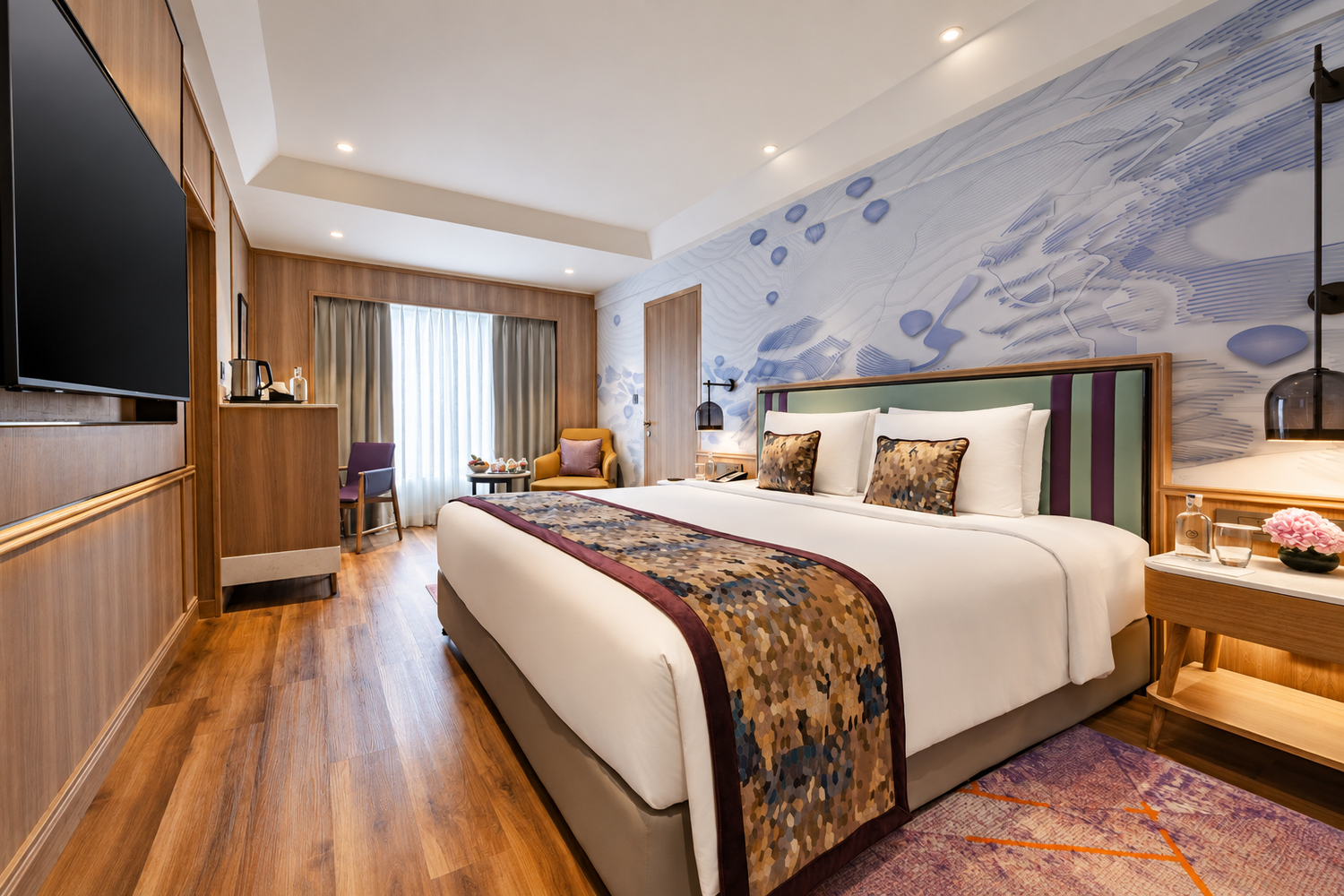 Bedroom 2, Vivanta Thane, LBS Road (A Taj InnerCircle Hotel), Thane