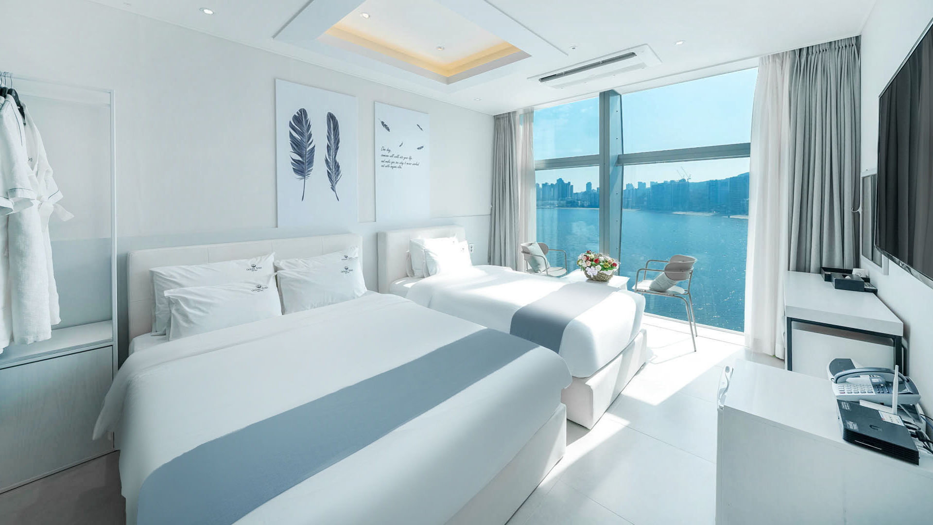 Bedroom 3, Gwangalli Oceanstay Hotel, Suyeong
