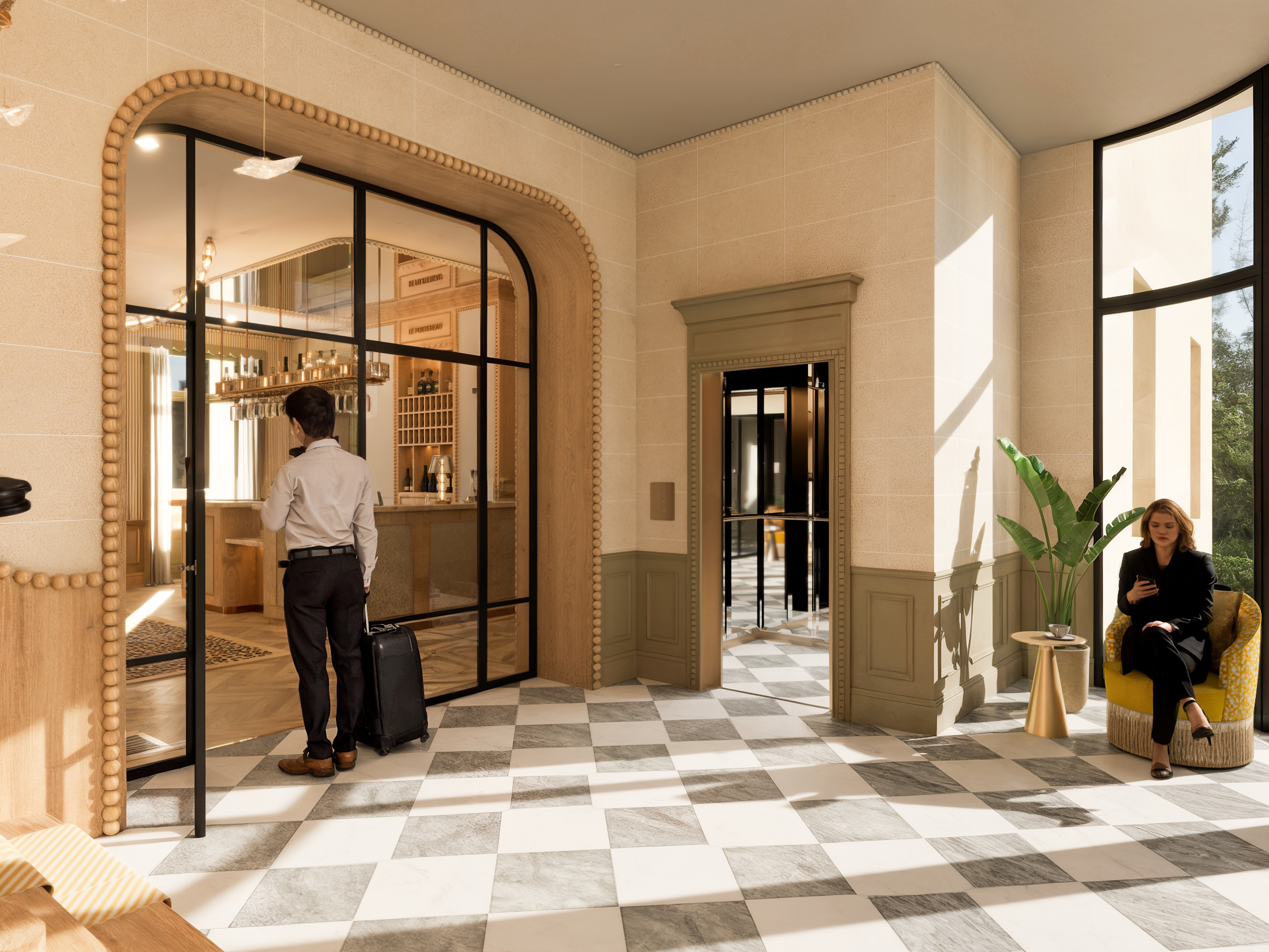 Lobby 3, Château Du Portereau, Loire-Atlantique