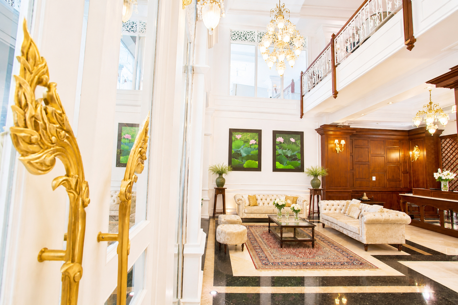 Lobby 3, Dhavara Boutique Hotel, Vientiane