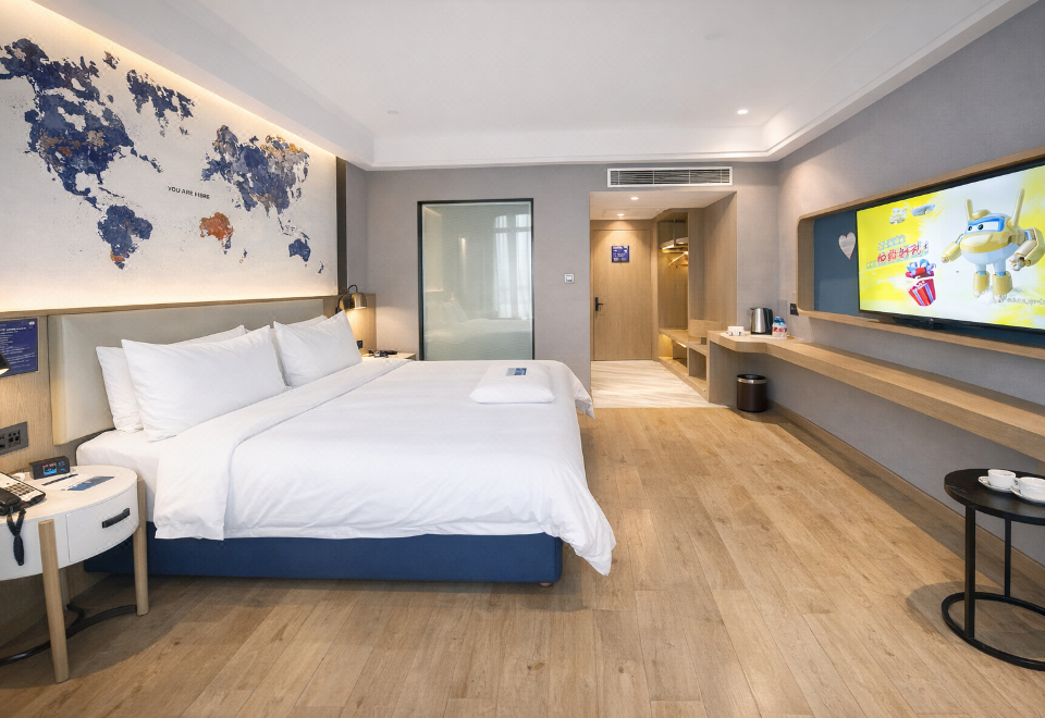 Bedroom 2, Kyriad Marvelous Hotel Shantou Chaoyang Mingrun Plaza, Shantou