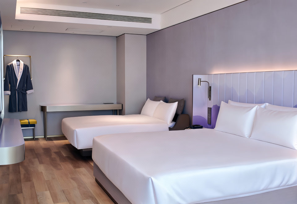 Bedroom 2, Manxin Hotel Xuzhou Yunlong Wanda Plaza, Xuzhou