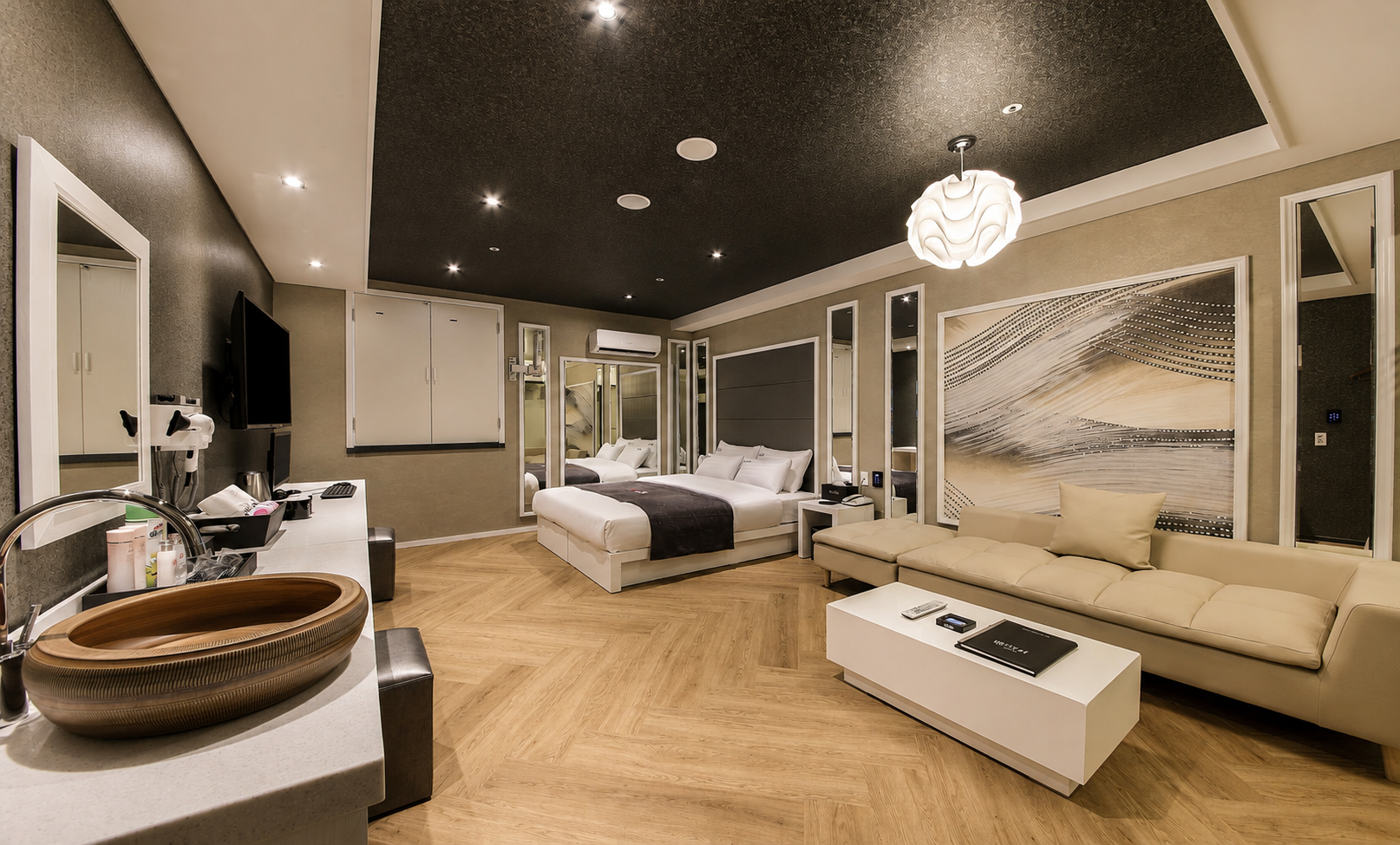 Bedroom 3, Namyangju Habibi Self Check-in Motel, Pocheon